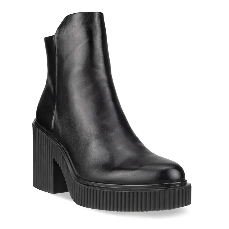 Ботильоны FLUTED HEEL, черный, арт. 223003/01001