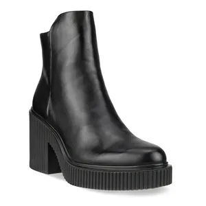 Ботильоны FLUTED HEEL, черный, арт. 223003/01001