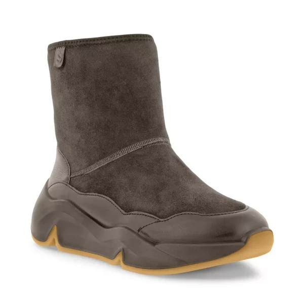 Полусапоги ECCO CHUNKY SNEAKER W, коричневый, арт. 203203/55779