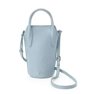 Сумка кросс-боди ECCO POT BAG, голубой, арт. 9108425/90784