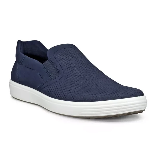 Слипоны ECCO SOFT 7 M, синий, арт. 470834/50595