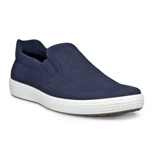 Слипоны ECCO SOFT 7 M, синий, арт. 470834/50595