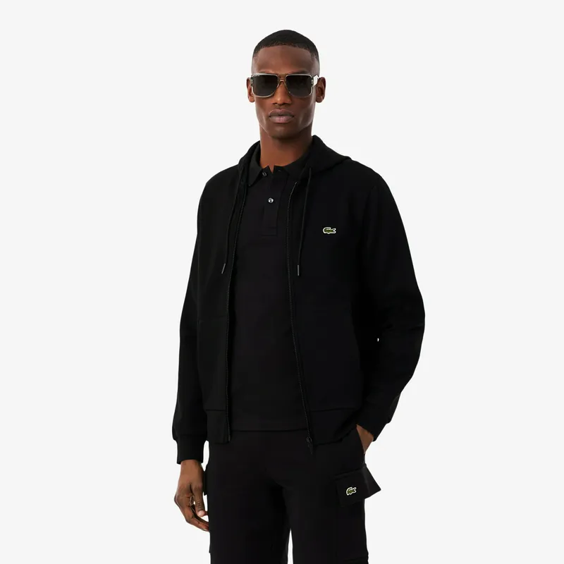 Толстовка Lacoste с флисом, черный, арт. SH9626