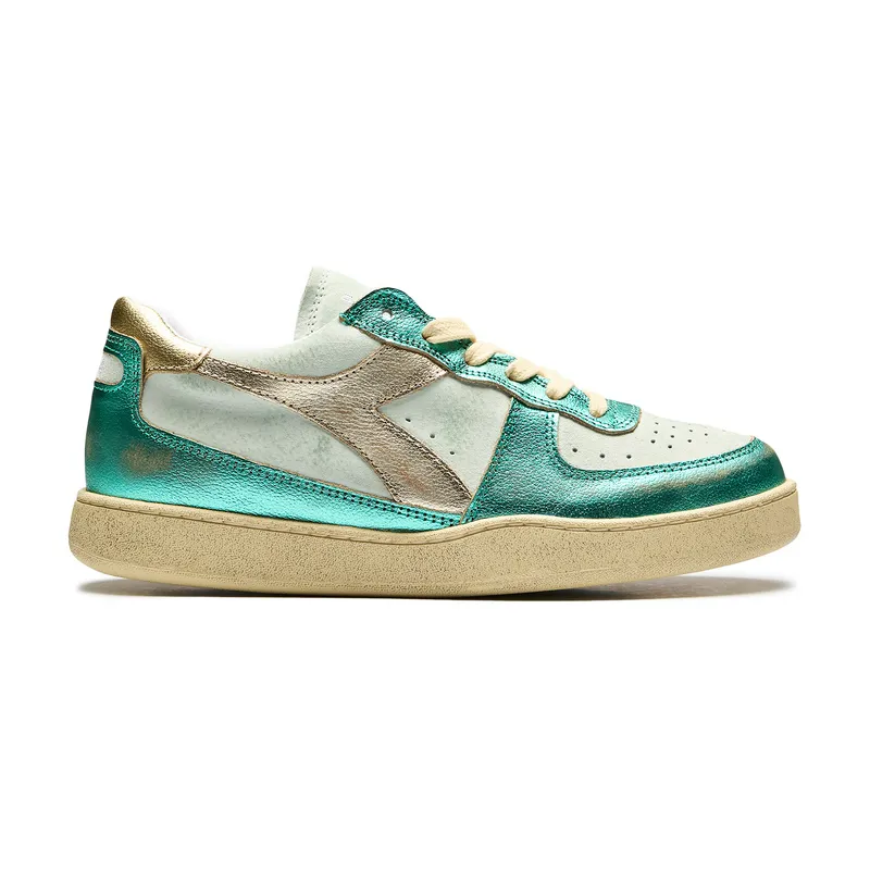 Кроссовки Diadora Mi Basket Low Metal Pigskin Used, разноцветный, арт. DR201179535