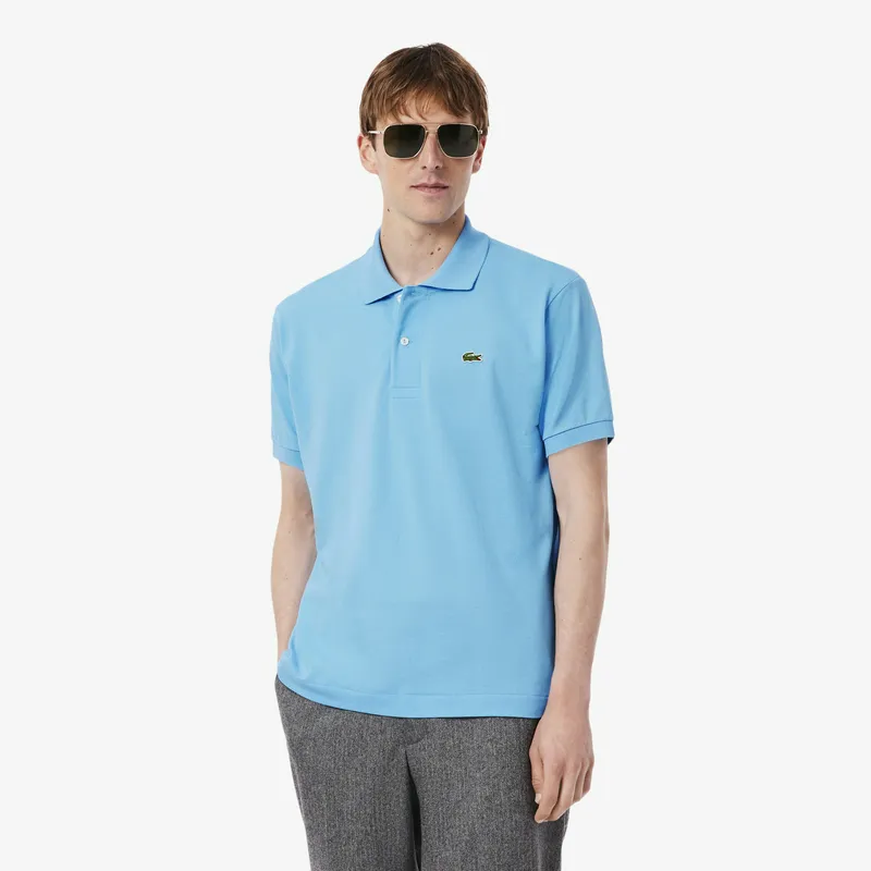 Поло Lacoste, голубой, арт. L1212