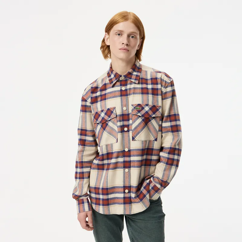 Рубашка Lacoste в клетку, разноцветный, арт. CH2625