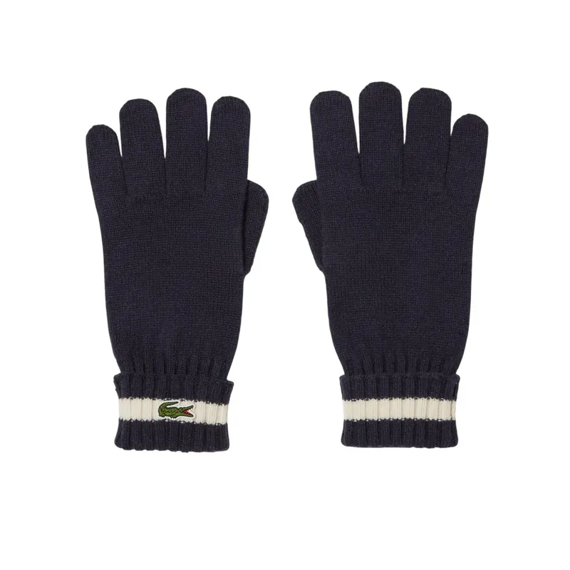 Перчатки Lacoste Classic Wool, синий, арт. RV0452
