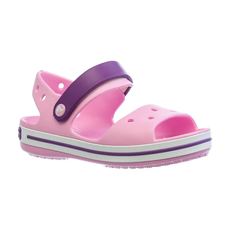 Сланцы Crocs Crocband Sandal Kids, розовый, арт. CR12856