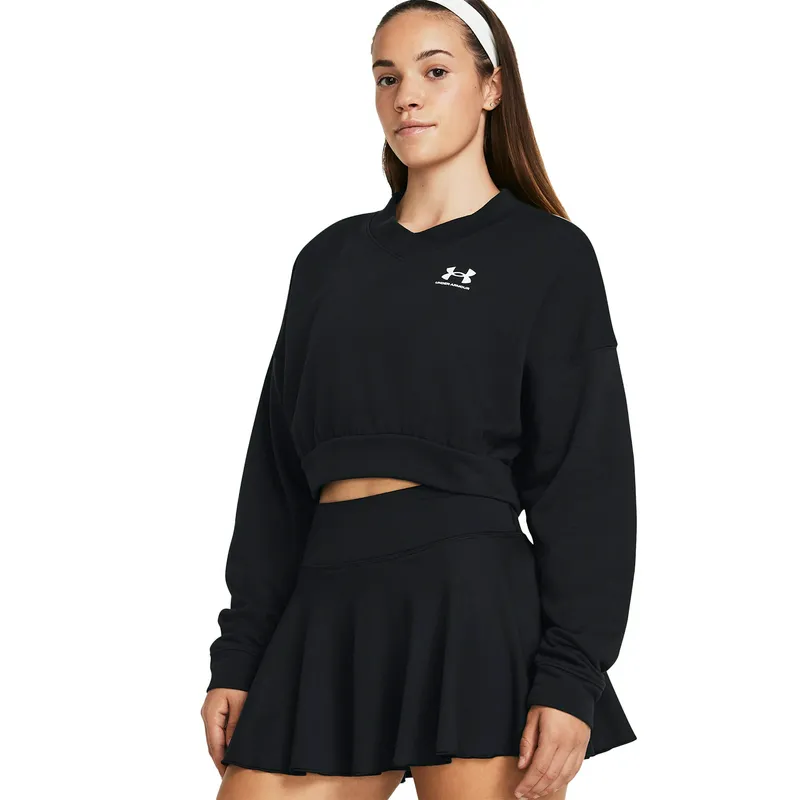Толстовка Under Armour укороченная, черный, арт. UA1382738