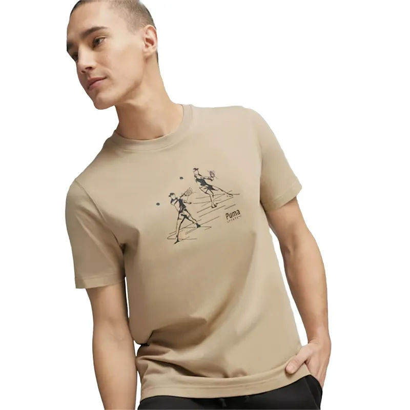 Футболка Puma Team Graphic Tee, коричневый, арт. PM624334