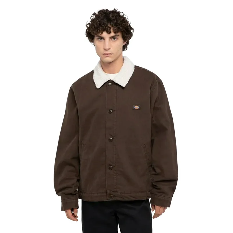 Куртка Dickies Duck Canvas Deck Jacket, коричневый, арт. DK0A4XFY