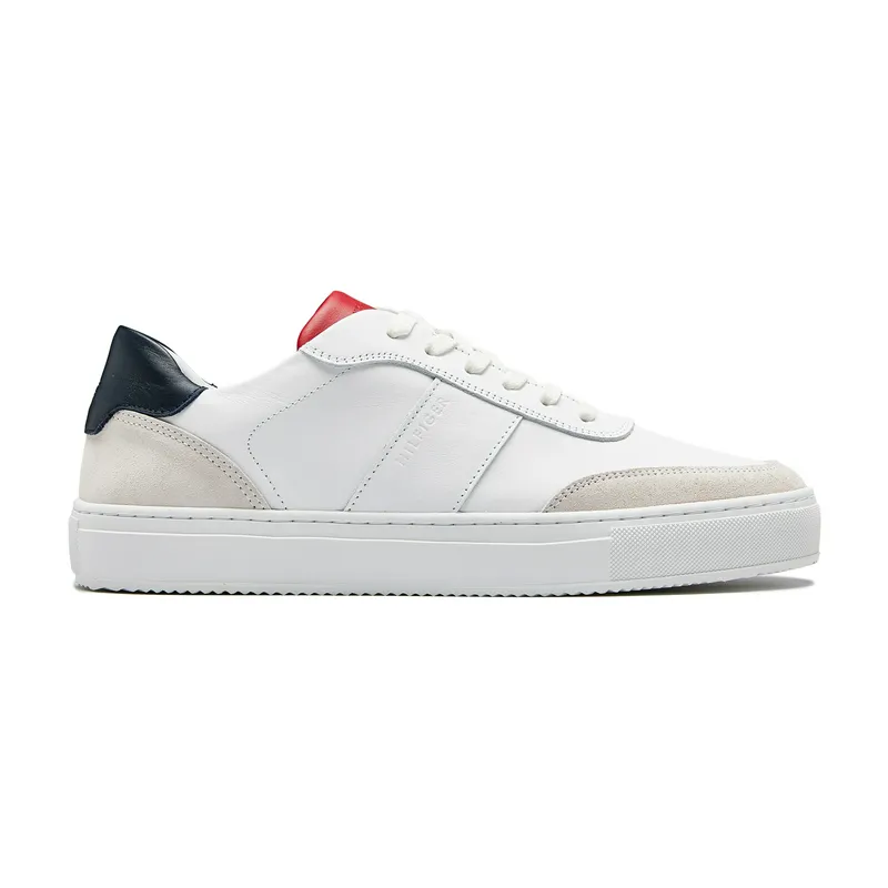 Кеды Tommy Hilfiger Premium Cupsole Stripe Leather, белый, арт. TMFM0FM04019