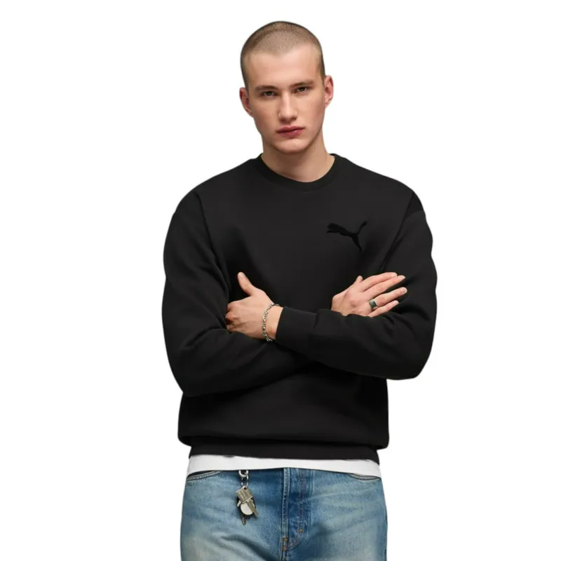 Свитер Puma ESS ELEVATED CAT LOGO, черный, арт. PM634393
