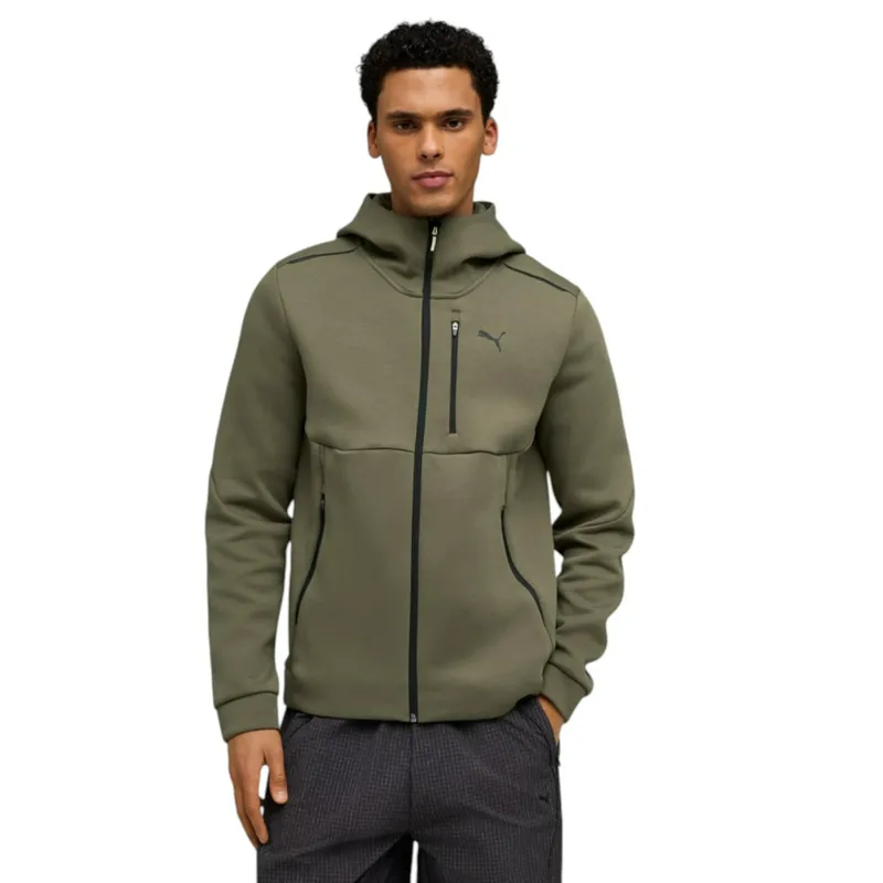 Толстовка Puma PUMATECH, хаки, арт. PM634415