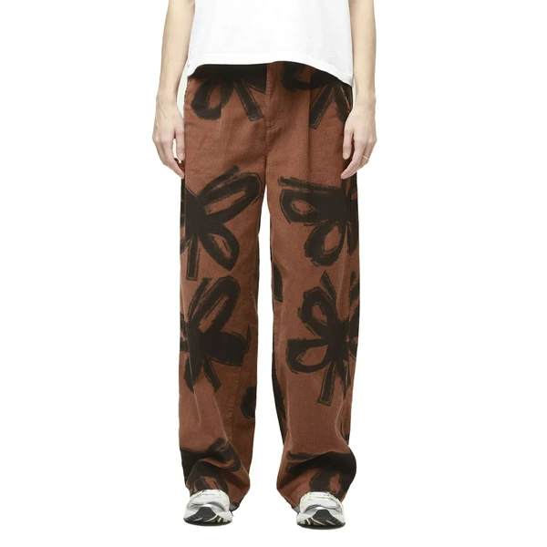 Брюки Obey Nabi Baggy Cord Pant, коричневый, арт. OB242020103