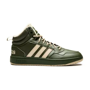 Кеды adidas Hoops 3.0 Mid Winterized, зеленый, арт. ADIH0163