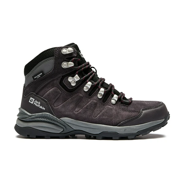 Ботинки Jack Wolfskin Refugio Texapore Mid W, фиолетовый, арт. JW4050871