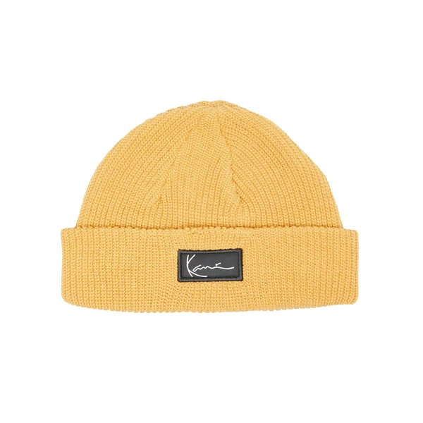Шапка Karl Kani Woven Signature Essential Fisherman Beanie, желтый, арт. KKKAHW04102316