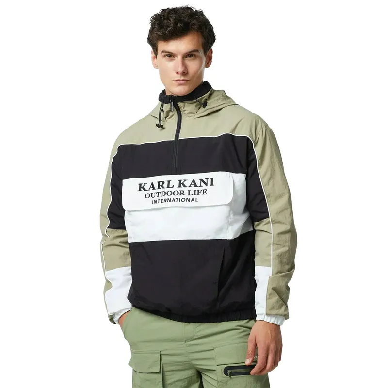 Анорак Karl Kani Woven Retro Windbreaker, разноцветный, арт. KKKU2410062