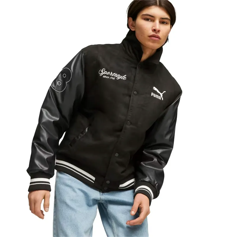 Куртка Puma Team Varsity Jacket, черный, арт. PM621788