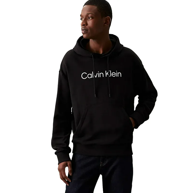 Толстовка Calvin Klein Logo Hoodie, черный, арт. CKK10K111345