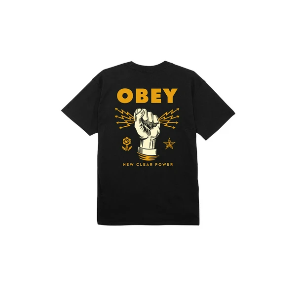 Футболка OBEY NEW CLEAR POWER, черный, арт. OB165263779