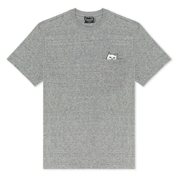 Футболка RIPNDIP Lord Nermal S/S Pocket Tee, серый, арт. RNDD0412W