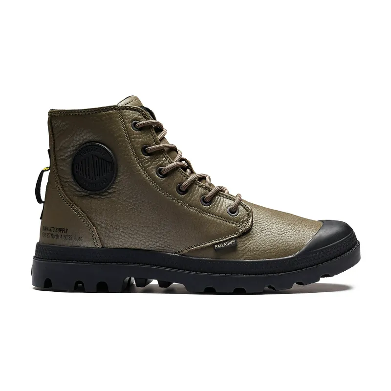 Ботинки Palladium Pampa Hi Supply Lth, зеленый, арт. PL77963