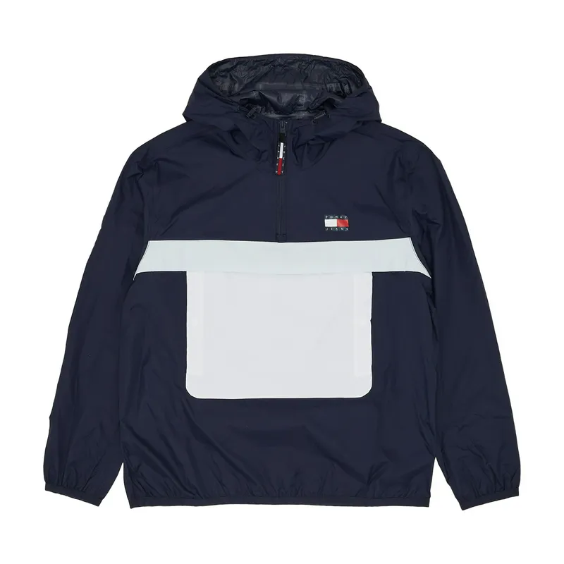 Анорак Tommy Jeans Chicago Packable, синий, арт. TMDM0DM16583