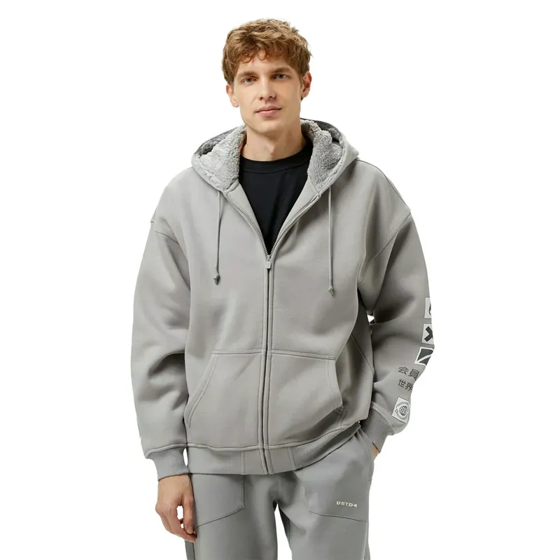 Толстовка United 4 Sherpa Full Zip, серый, арт. UN24SZM