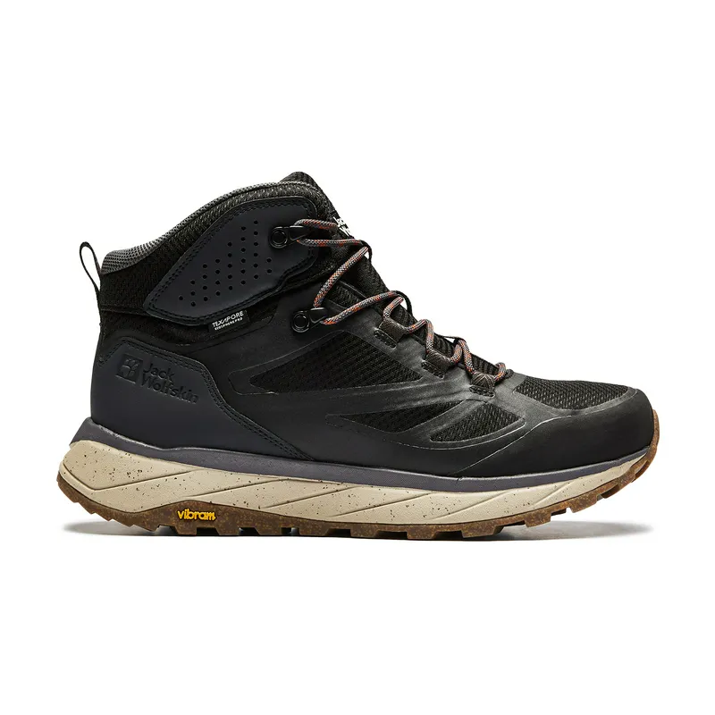Ботинки Jack Wolfskin Terraventure Texapore Mid, черный, арт. JW4051521