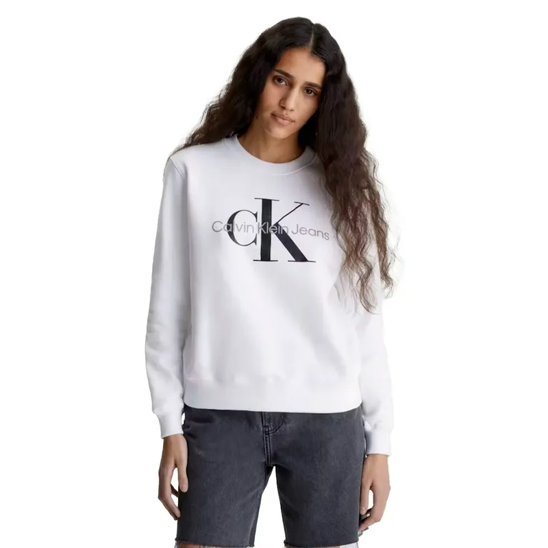 Толстовка Calvin Klein Monologo, белый, арт. CKJ20J219140