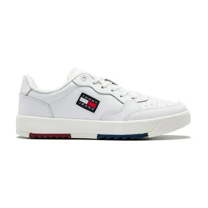Кроссовки Tommy Jeans Basket Leather, белый, арт. TMEM0EM00899