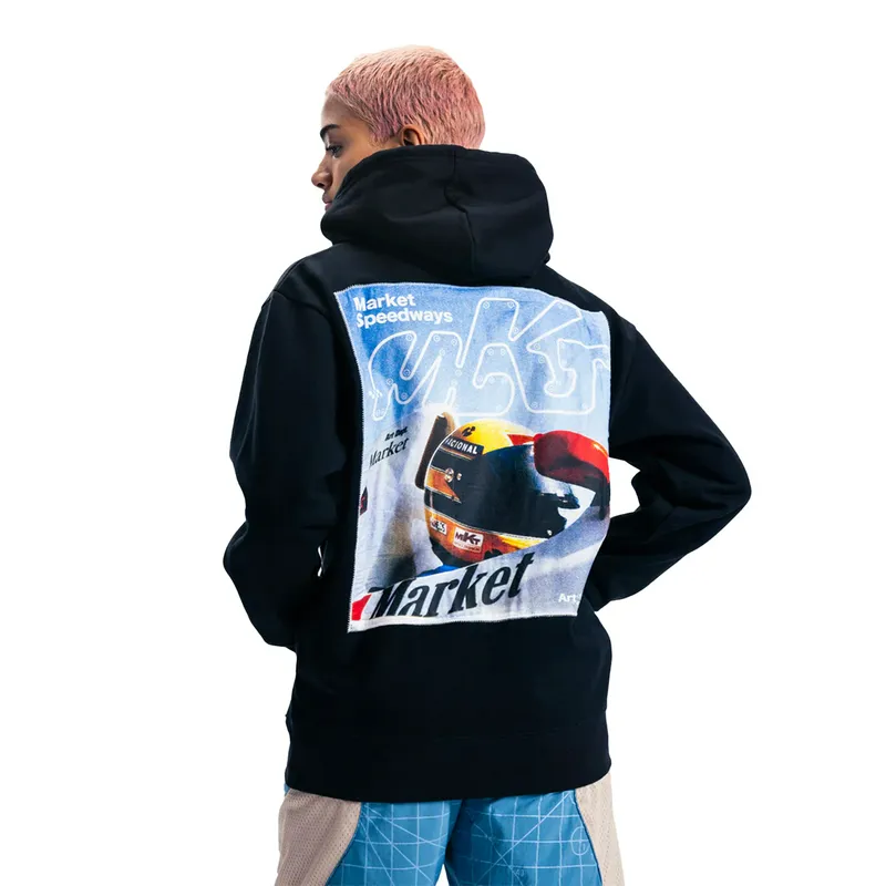 Толстовка Market Corsa Hoodie, черный, арт. MR970599