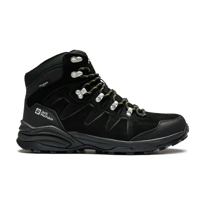 Ботинки Jack Wolfskin Refugio Texapore Mid, черный, арт. JW4049841