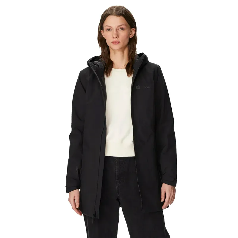 Куртка Jack Wolfskin HEIDELSTEIN INS JKT, черный, арт. JW1115681