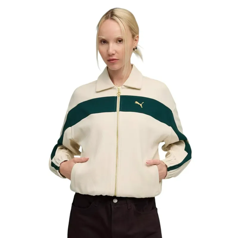 Толстовка Puma Relaxed Track Jacket, бежевый, арт. PM632137