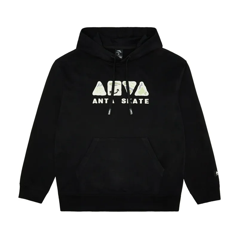 Толстовка Anta с принтом, черный, арт. AN872438708