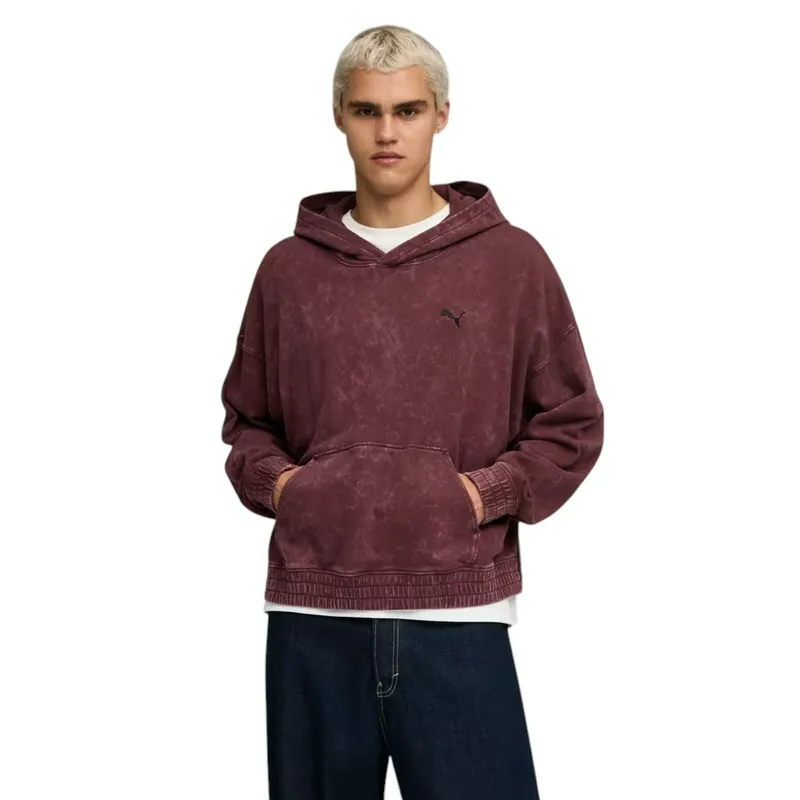 Толстовка Puma Future Archive Boxy Washed, бордовый, арт. PM632079