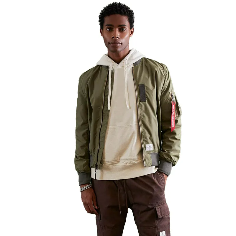 Бомбер Alpha Industries L2B Skymaster, зеленый, арт. AIMJL52000C1