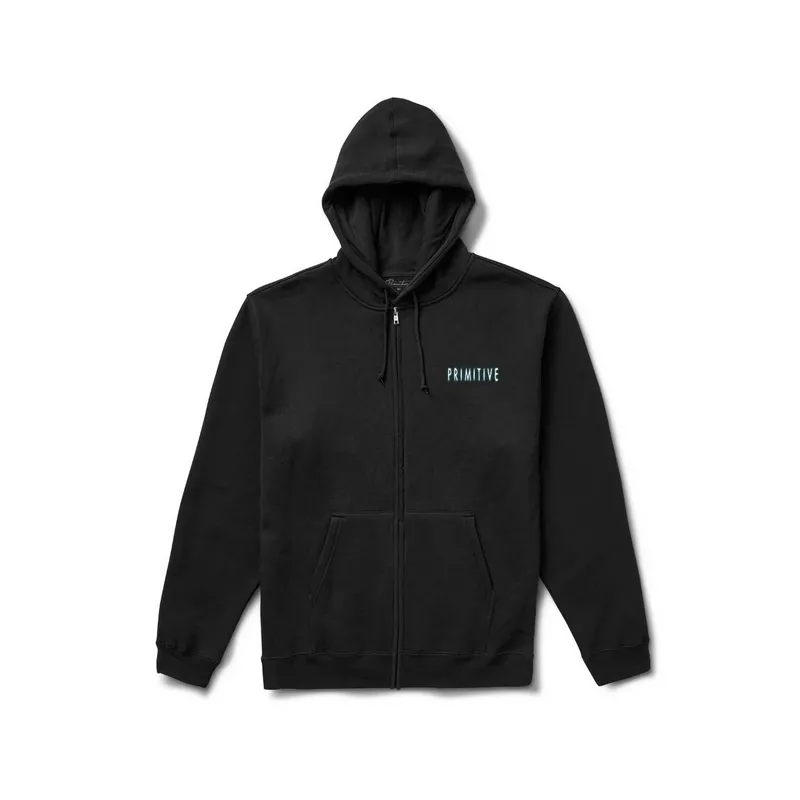 Толстовка Primitive Contact Zip Hood, черный, арт. PRPAPSP2414