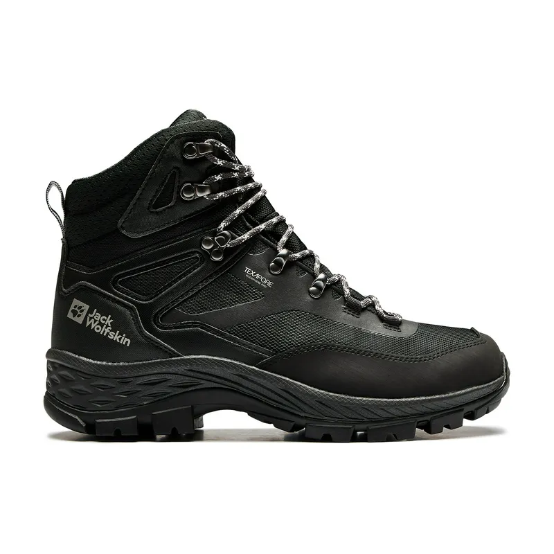 Ботинки Jack Wolfskin Rebellion Guide Texapore Mid, черный, арт. JW4053791