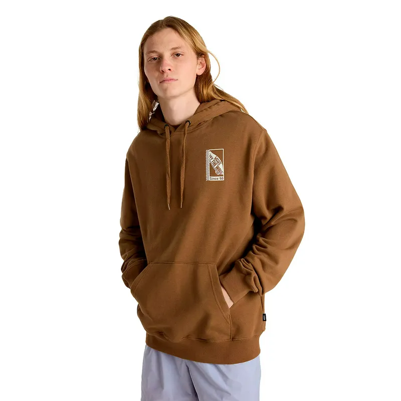 Толстовка Vans BOX PULLOVER, коричневый, арт. VN000GEE