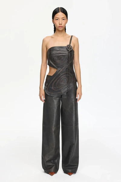 Топ Les Benjamins Denim Top 202, синий, арт. LB25FWTURFUTO