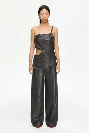 Топ Les Benjamins Denim Top 202, синий, арт. LB25FWTURFUTO