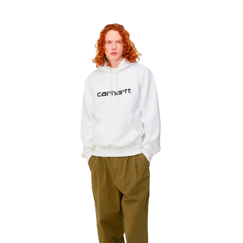Толстовка Carhartt WIP с капюшоном, белый, арт. CTI030547