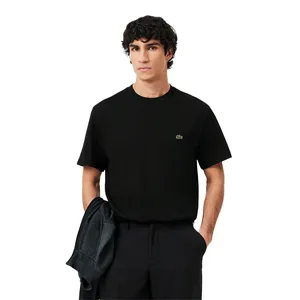 Футболка Lacoste с нагрудным карманом, черный, арт. TH2827