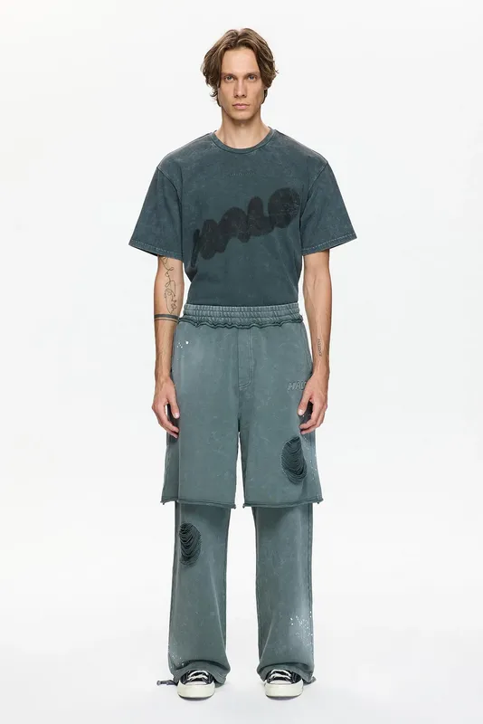Брюки Les Benjamins Sweatpant, зеленый, арт. LB25FWHLOMUSP
