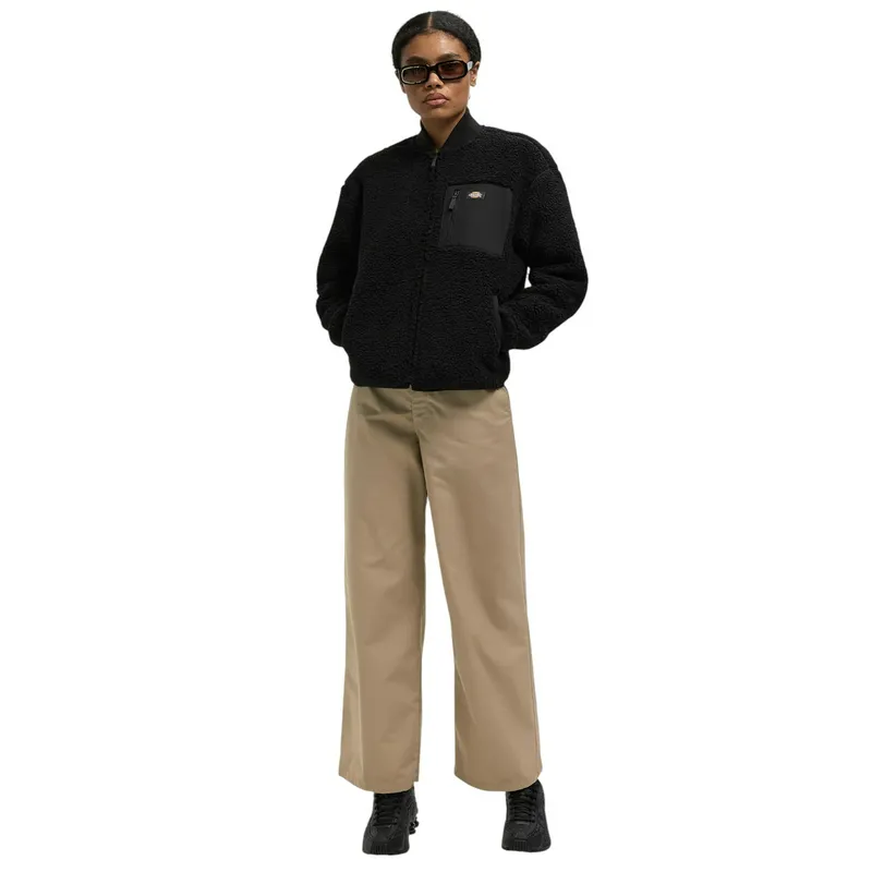 Бомбер Dickies Central Sherpa, черный, арт. DK0A88BN