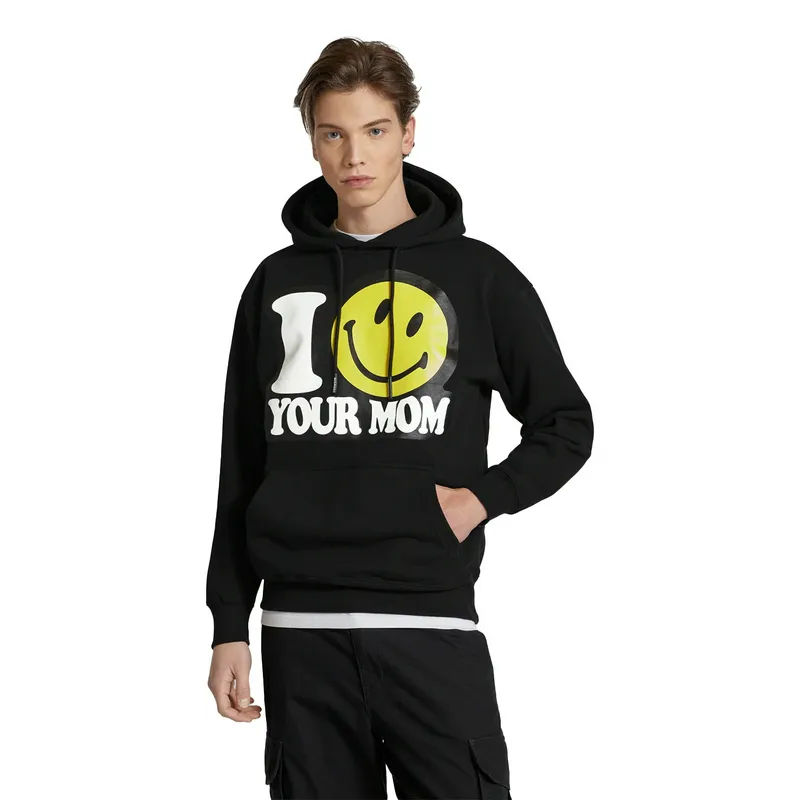 Толстовка Market Smiley Your Mom, черный, арт. MR970582